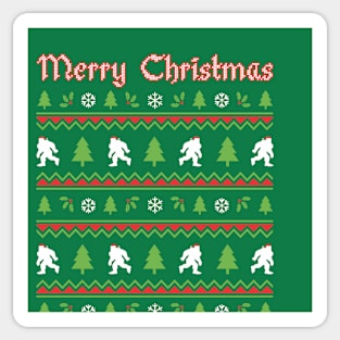 Merry Christmas - Bigfoot Sticker